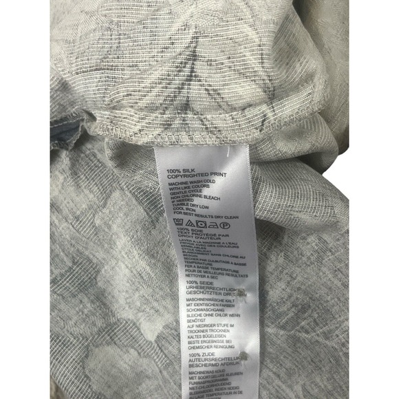 Tommy Bahama Men‎ Short Sleeve Button Up Floral Hawaiian Shirt Sz M - Picture 6 of 7